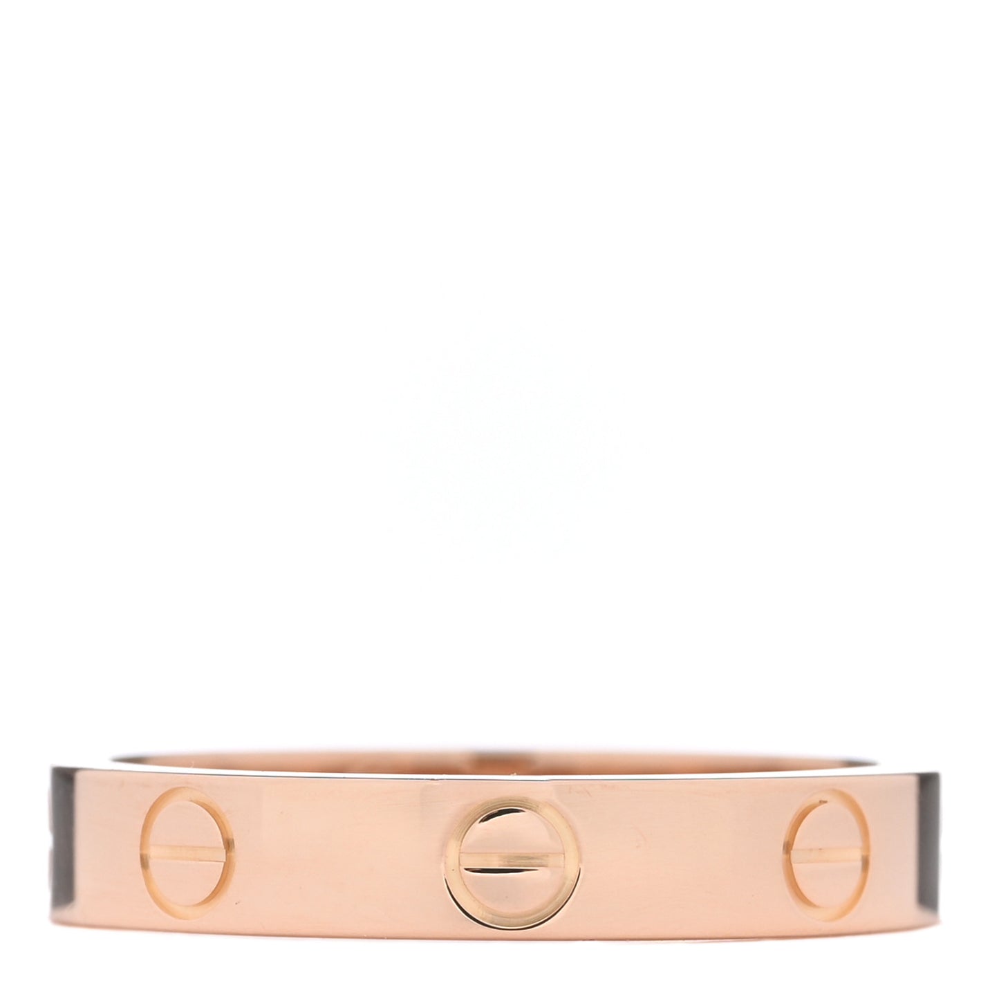 18K Pink Gold 3.5mm LOVE Wedding Band Ring 55 7.25