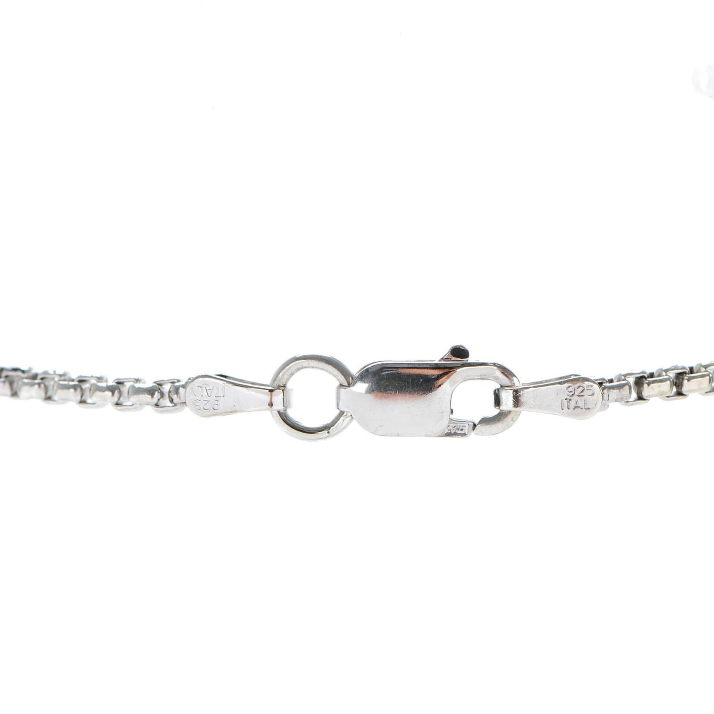 Sterling Silver Pave Diamond Lemon Citrine 7mm Petite Albion Necklace