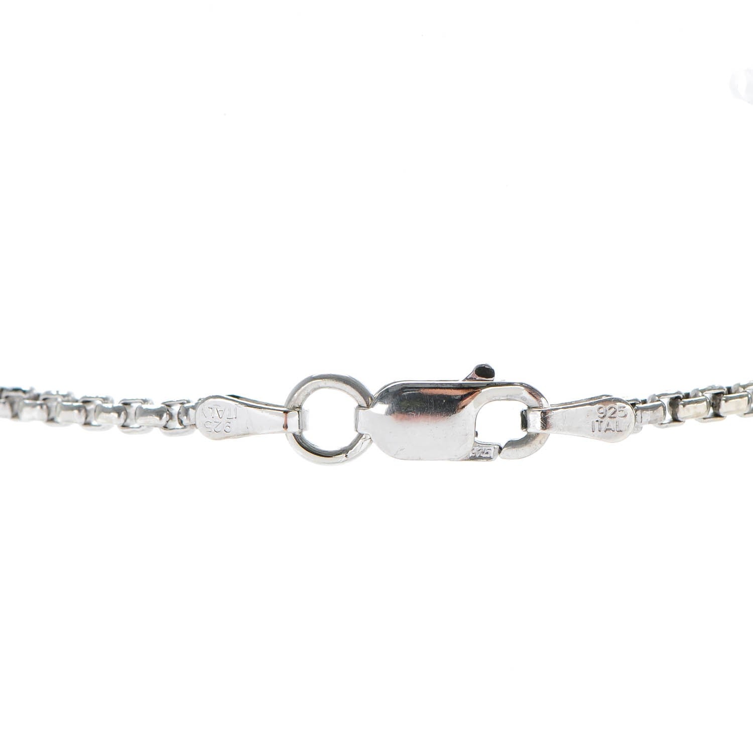 David Yurman Sterling Silver Pave Diamond Lemon Citrine 7mm Petite Albion Necklace 5 of 5