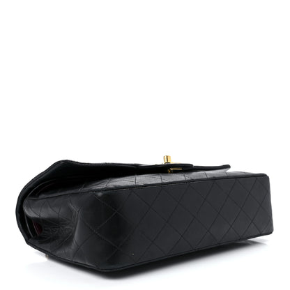 Chanel Lambskin Quilted Medium Double Flap Black 4 of 13
