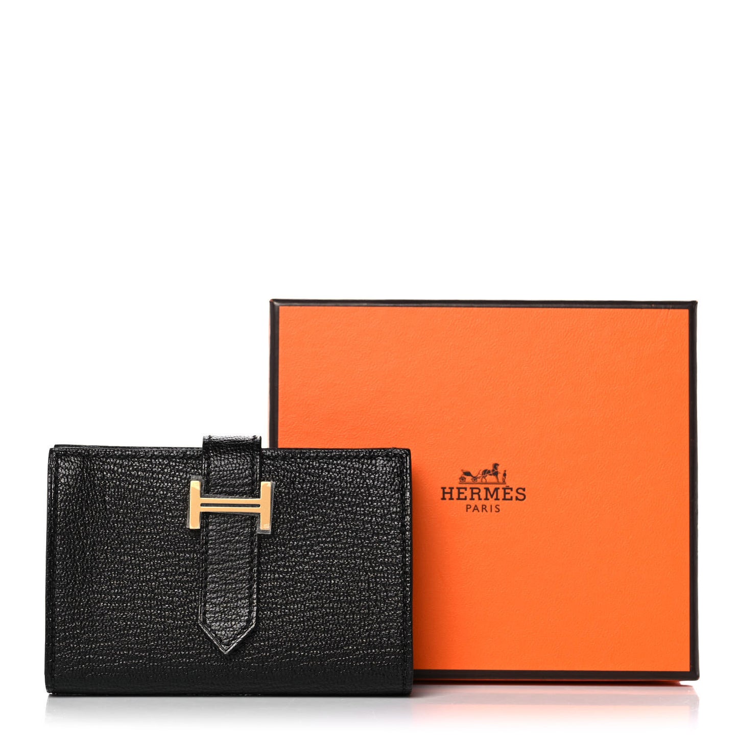 Chevre Mysore Mini Bearn Wallet Black