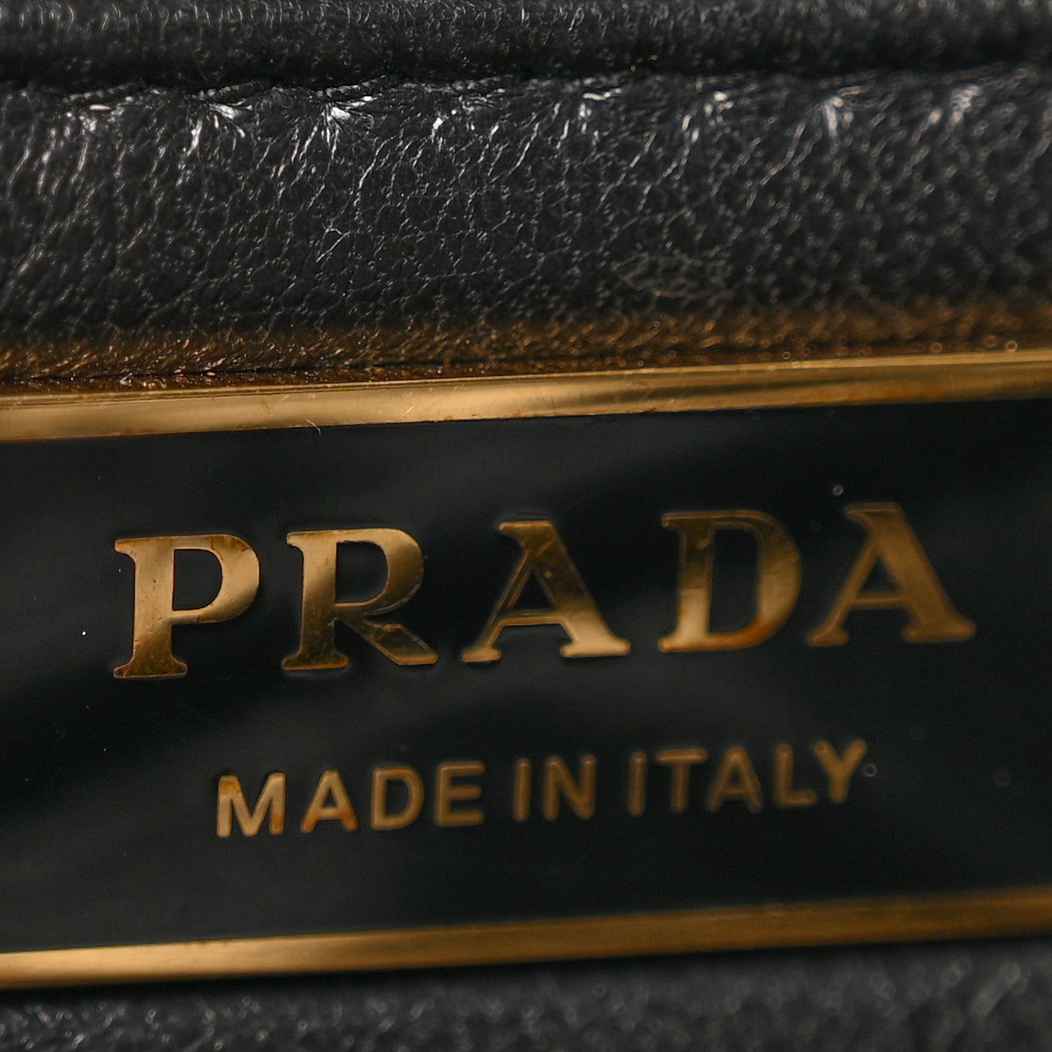 Prada Nappa Soft Padded Logo Embossed Triangle Quilted Small Shoulder Bag Black 6 of 13