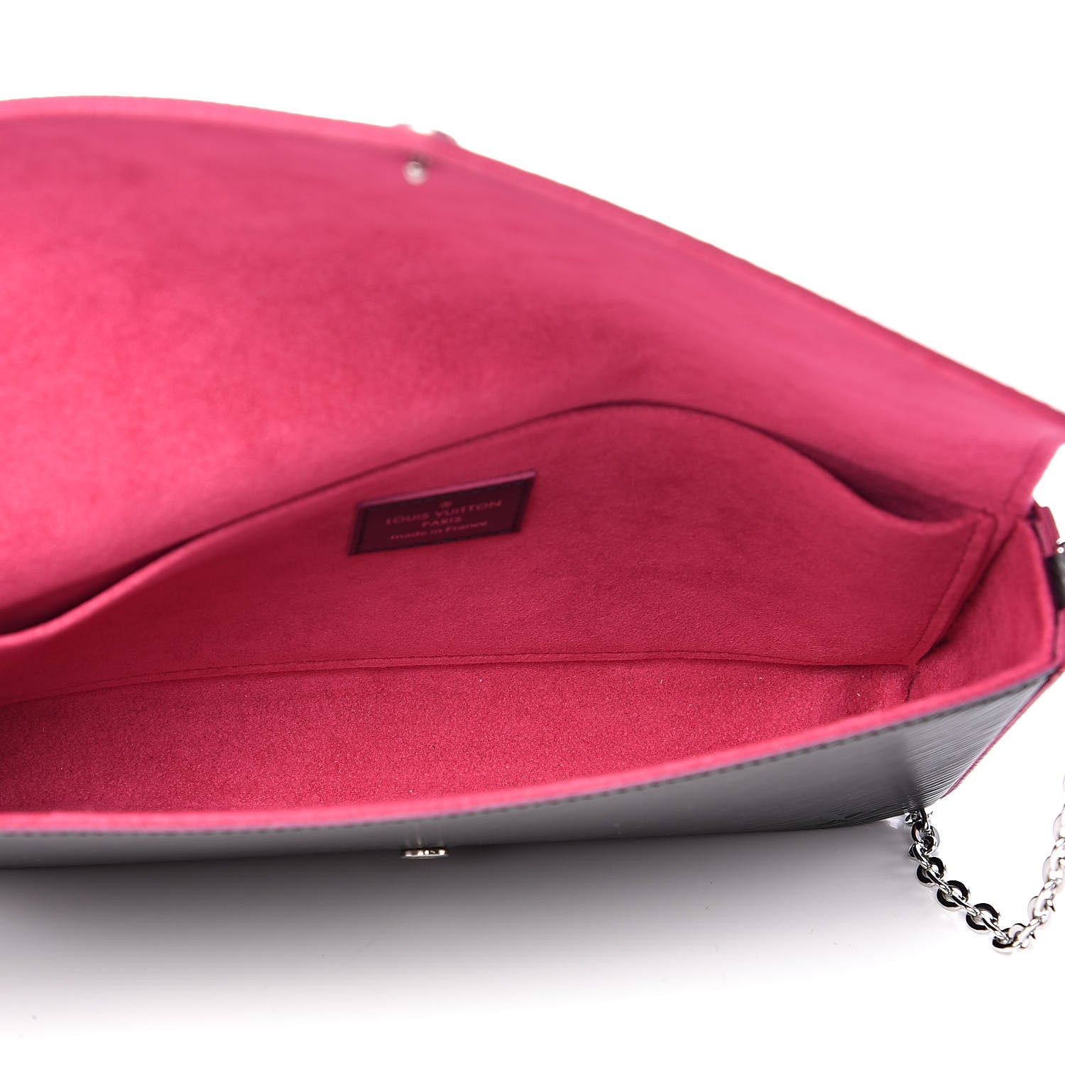 Louis Vuitton Epi Pochette Felicie Black Hot Pink 5 of 9