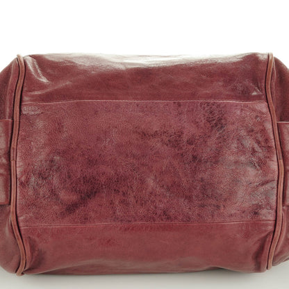 Chloe Glazed Lambskin Medium Ethel Satchel Dark Purple 5 of 9