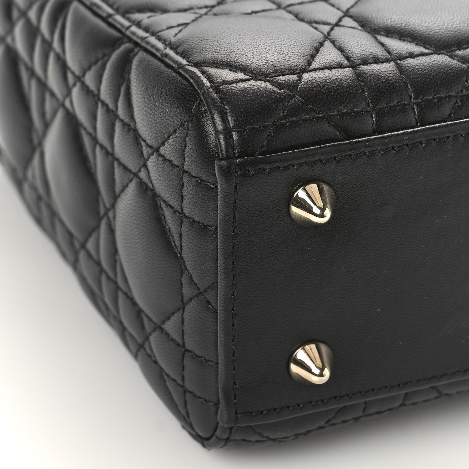 Christian Dior Lambskin Cannage Small My ABCDior Lady Dior Black 7 of 8