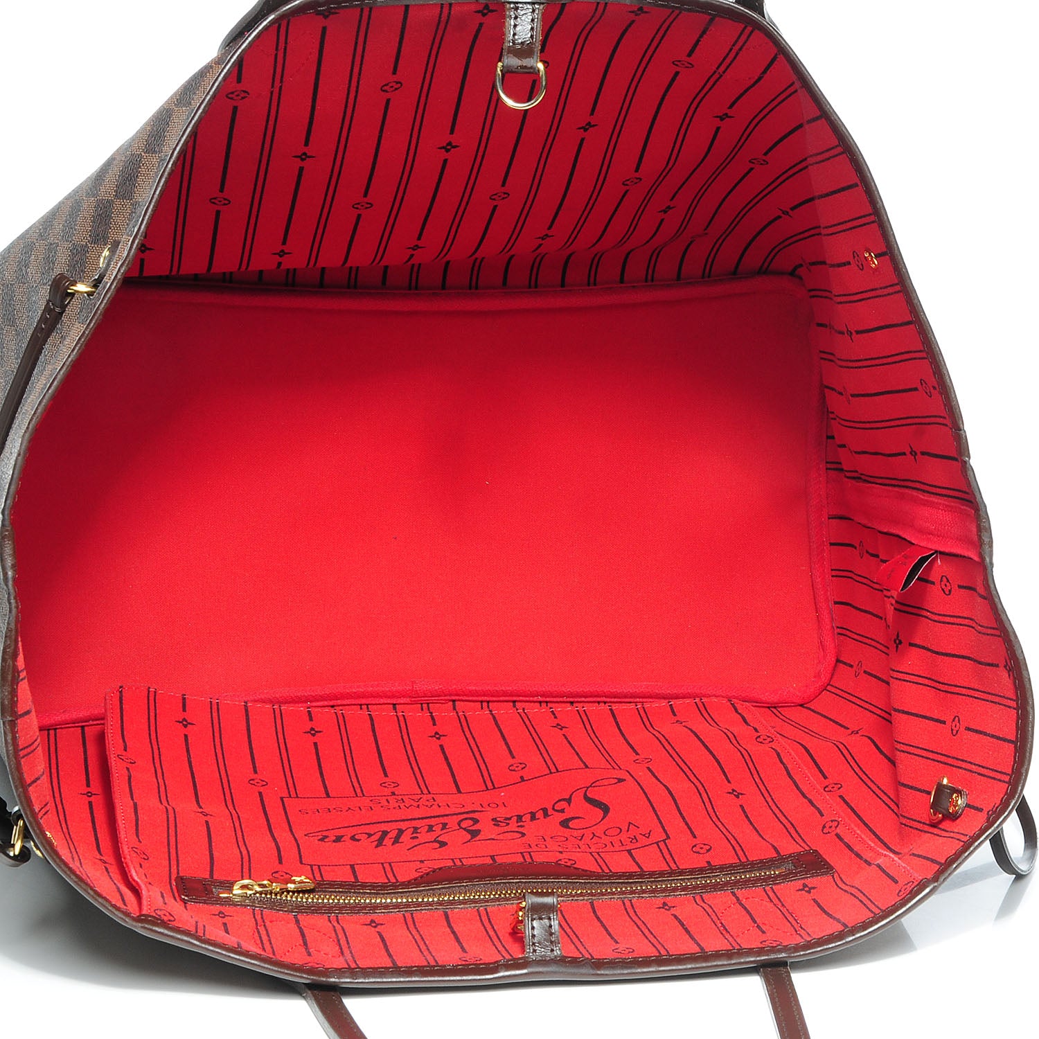 Louis Vuitton Damier Ebene Neverfull GM 8 of 8