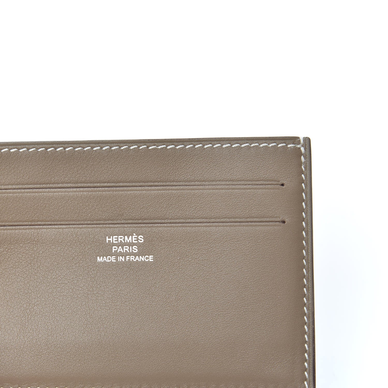 Hermes Swift Citizen Twill Card Case Etoupe 5 of 6
