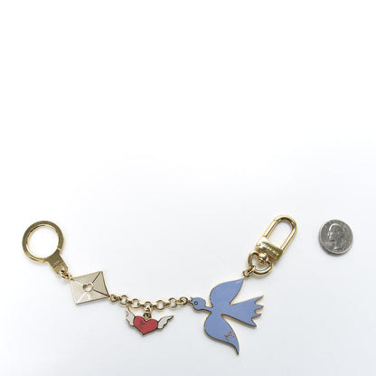 Louis Vuitton Enamel Love Birds Bag Charm 2 of 4