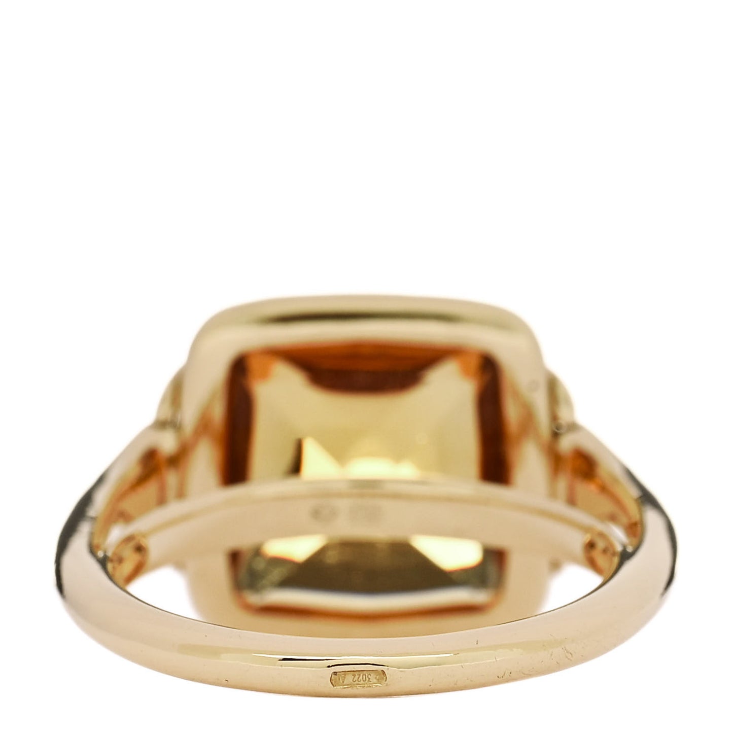 18K Yellow Gold Citrine Nausicaa Ring 53 6.5