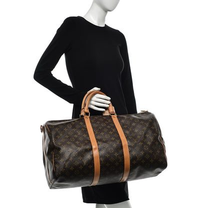 Louis Vuitton Monogram Keepall Bandouliere 50 2 of 12