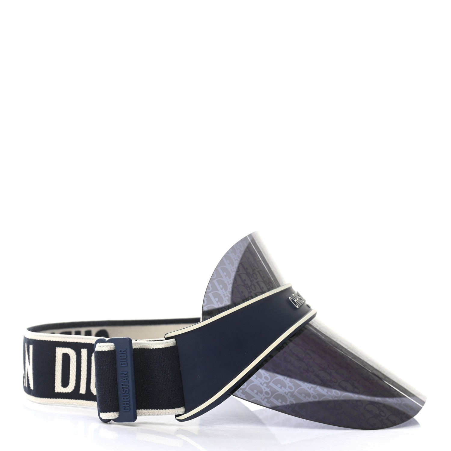 Christian Dior Oblique DiorClub V1U Sun Visor Blue 5 of 8