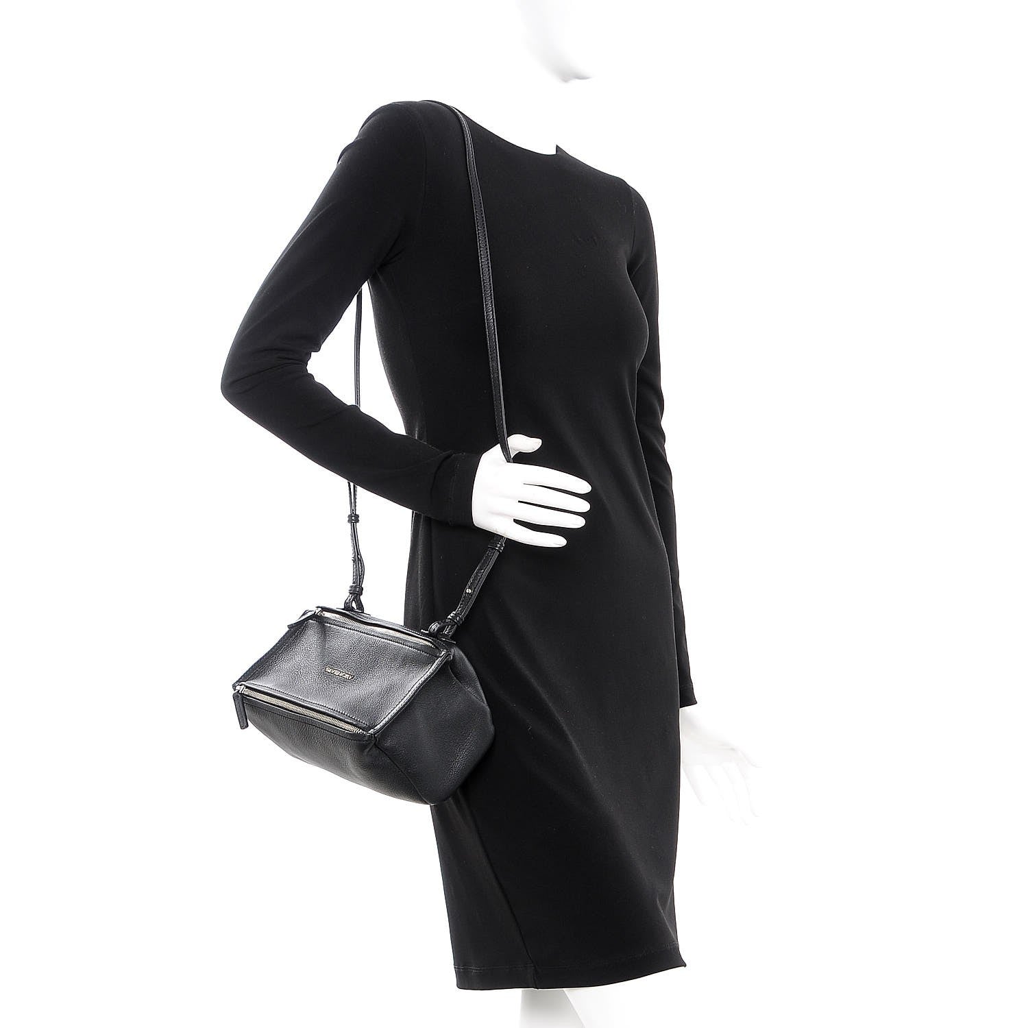 Givenchy Sugar Goatskin Mini Pandora Black 2 of 7