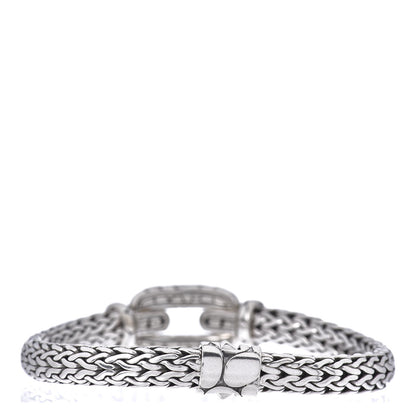 John Hardy Sterling Silver Black Sapphire Kali Station Bracelet 3 of 4
