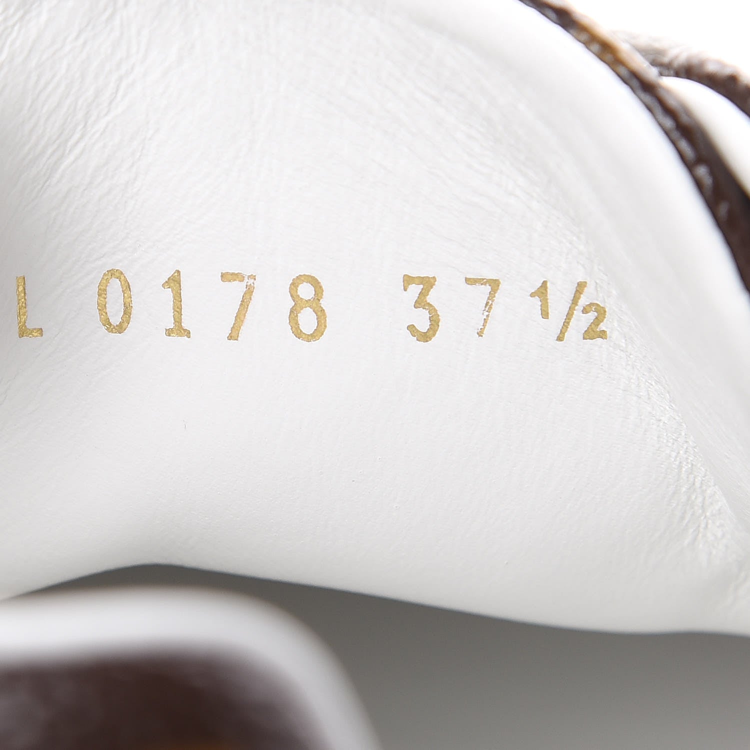 Louis Vuitton Calfskin Monogram LV Black Heart Sneakers 37.5 Cacao 9 of 9