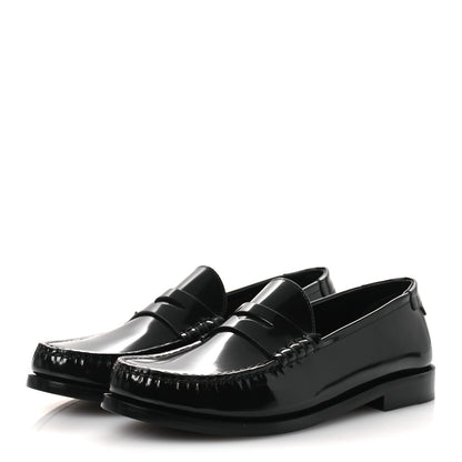 Saint Laurent Magnum Lux Calfskin Le Loafer 15 Moccasins 39 Black 4 of 12