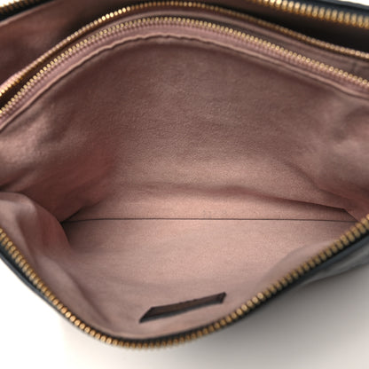 Louis Vuitton Lambskin Embossed Monogram Coussin PM Black 7 of 11