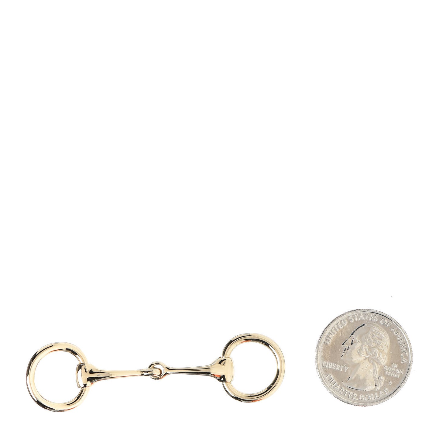 Permabrass Mors Scarf Ring Gold