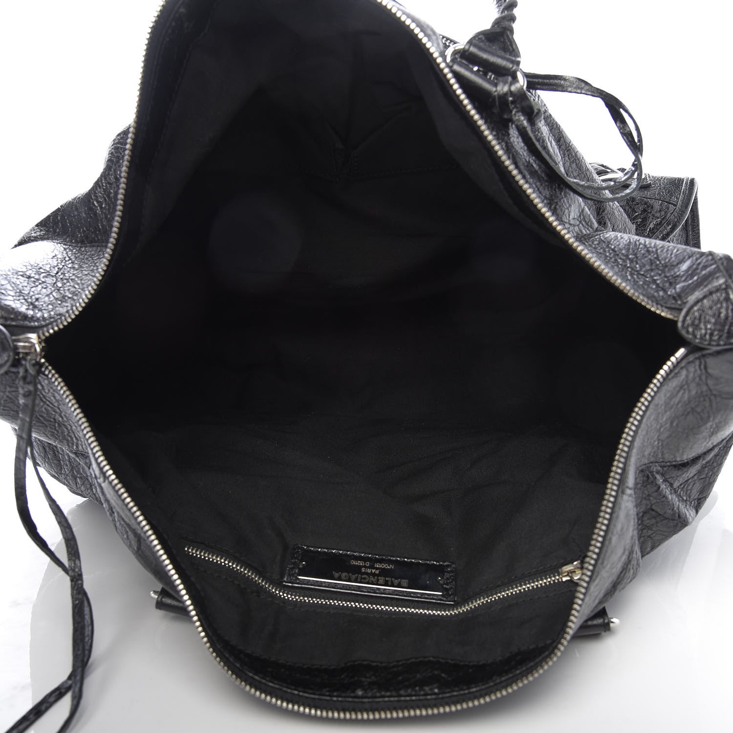 Balenciaga Agneau Classic Hardware Silver Work Black 5 of 8