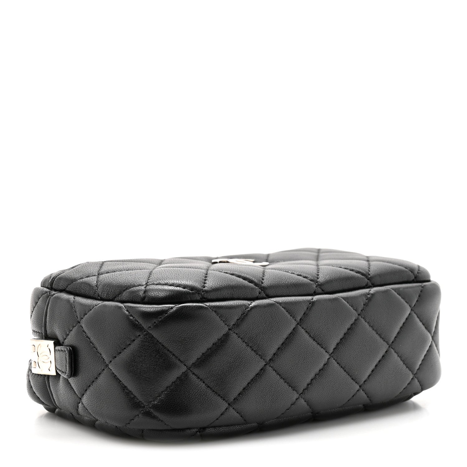 Chanel Lambskin Quilted Small Camera Case Black 4 of 11