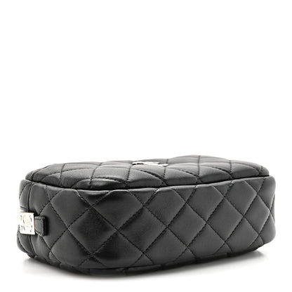 Chanel Lambskin Quilted Small Camera Case Black 4 of 11