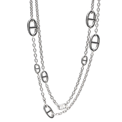Hermes Sterling Silver Farandole Necklace 120 1 of 5
