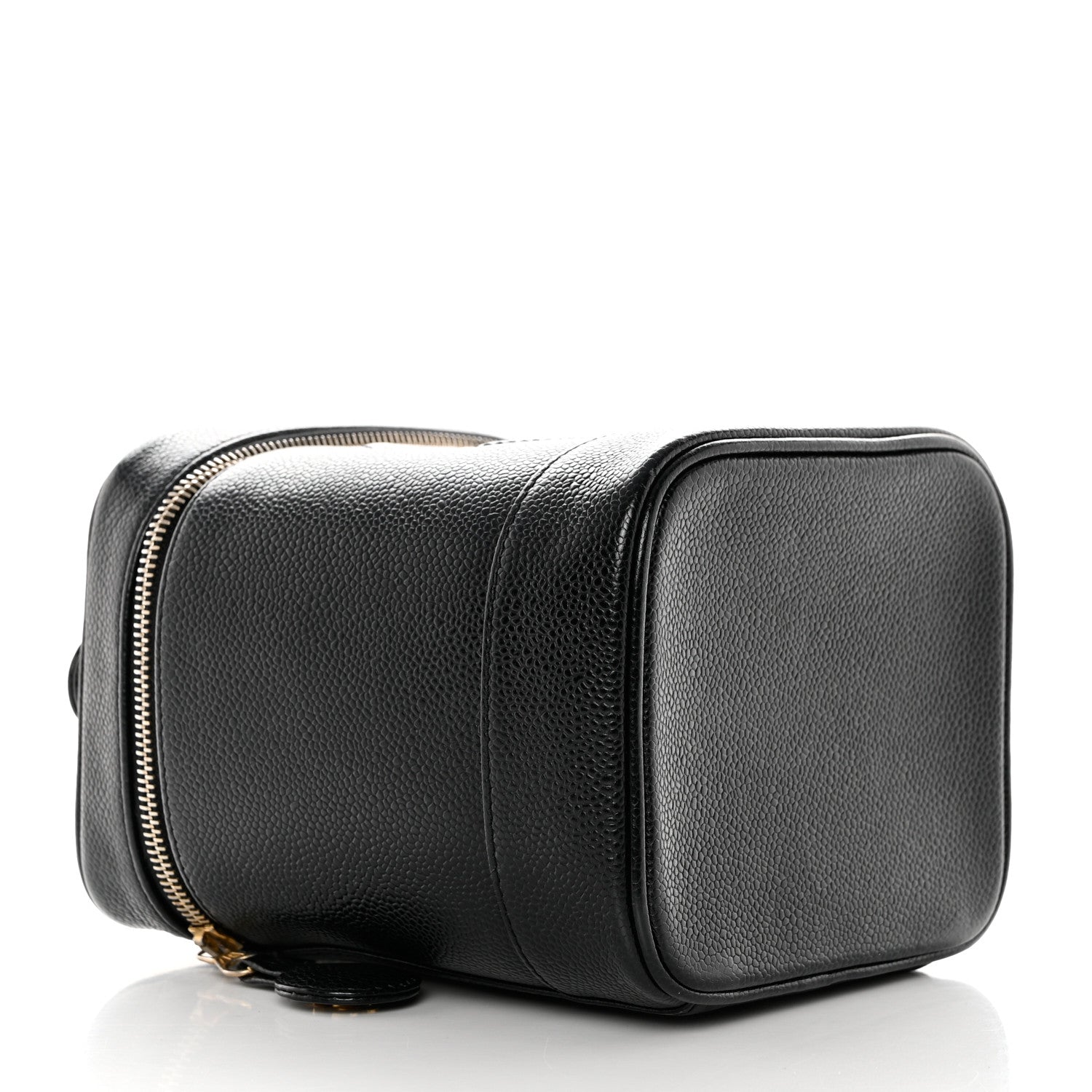 Chanel Caviar Vanity Cosmetic Case Black 4 of 13