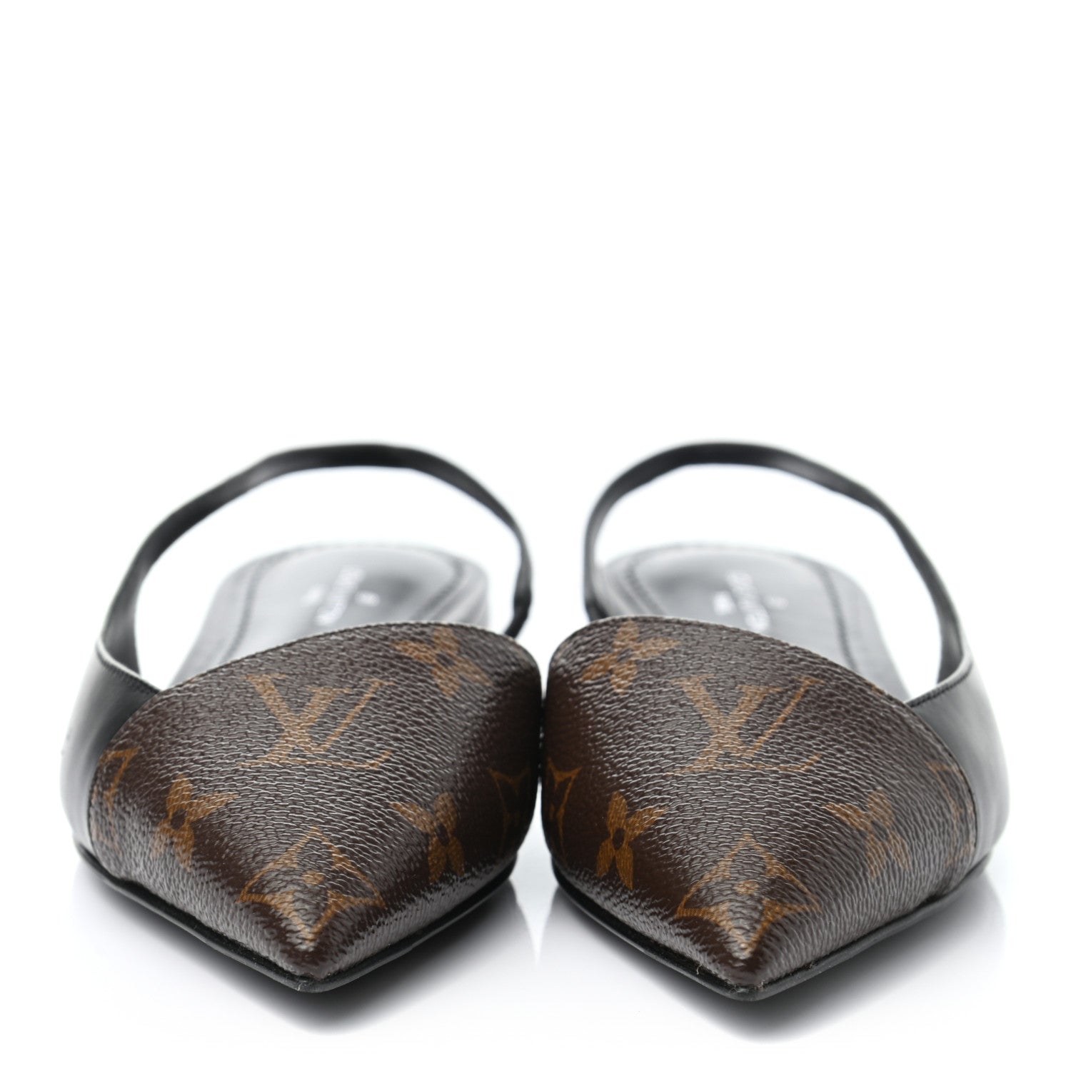 Louis Vuitton Patent Monogram Cherie Slingback Ballerina Flats 35.5 2 of 8