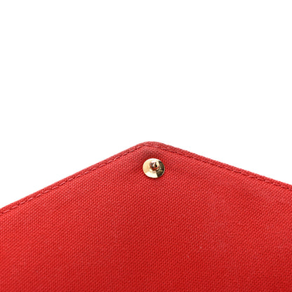 Louis Vuitton Damier Ebene Pochette Felicie Chain Wallet 12 of 12