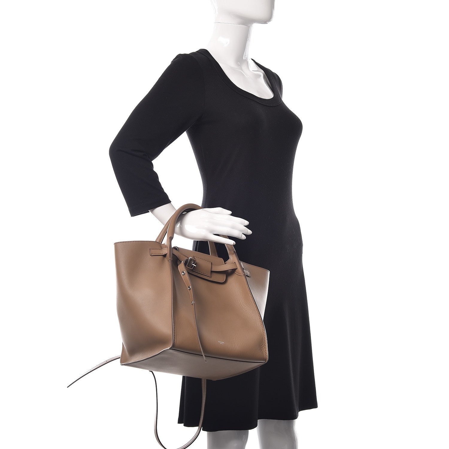 Celine Smooth Calfskin Small Big Bag Light Camel 3 of 11
