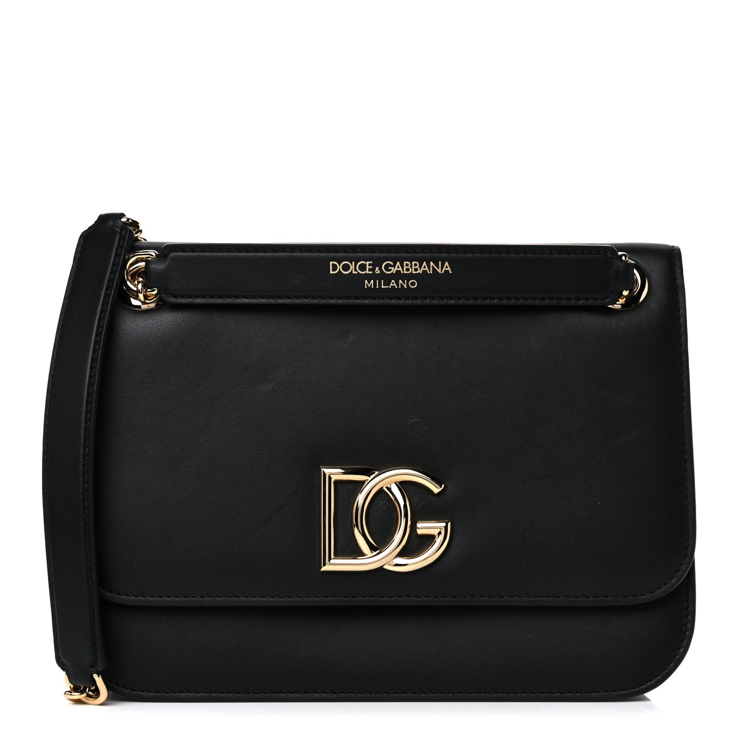 Nappa DG Millennials Shoulder Bag Black