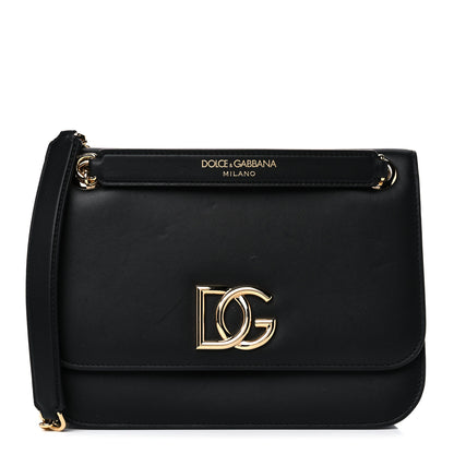 Dolce & Gabbana Nappa DG Millennials Shoulder Bag Black 1 of 13