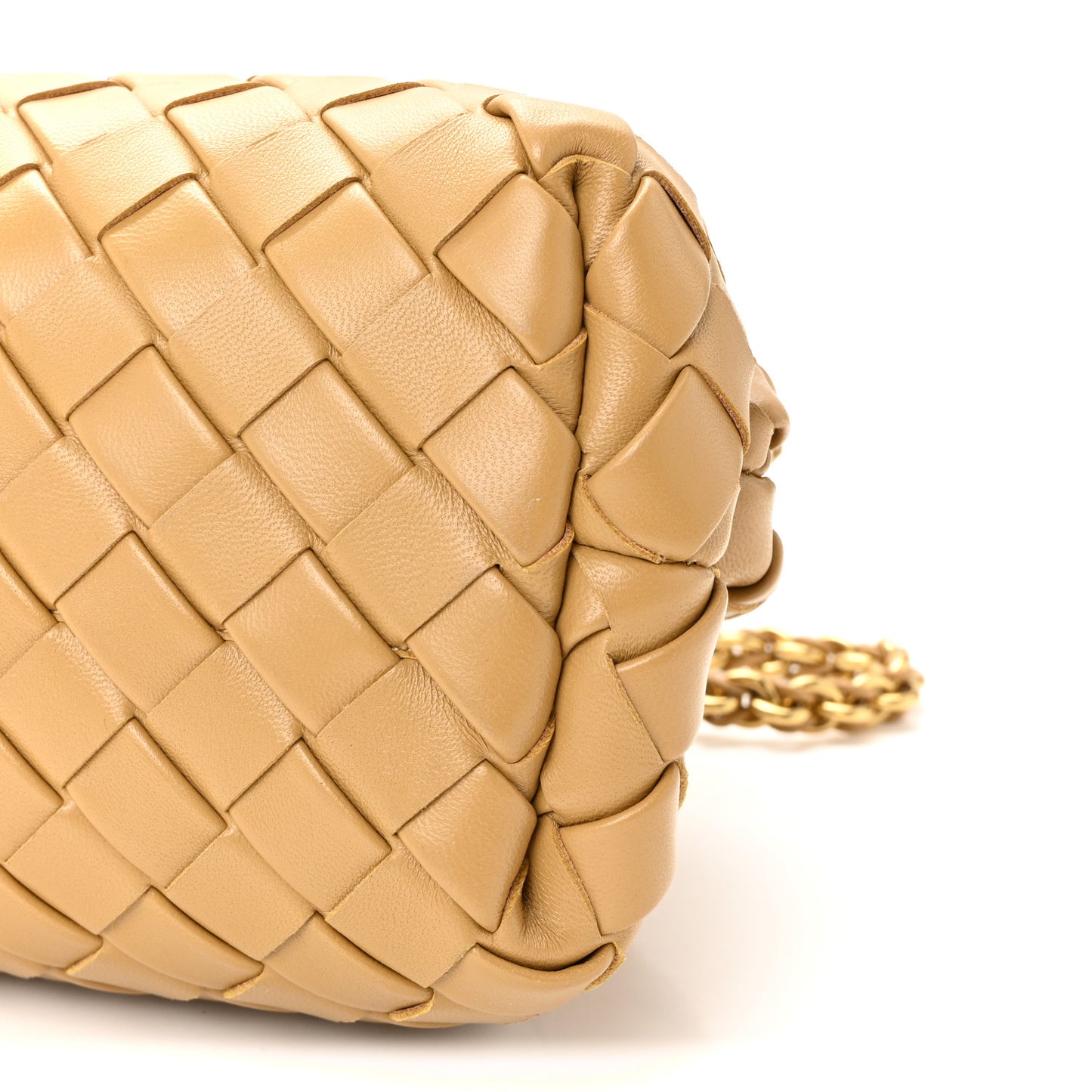 Nappa Intrecciato Teen The Lauren 1980 Clutch With Chain Praline