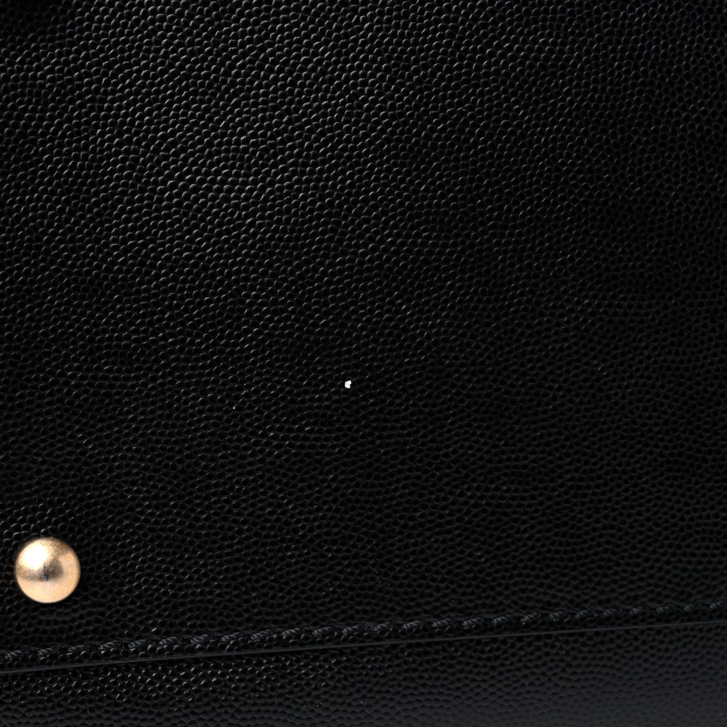 Caviar Small Studded Deauville Tote Black