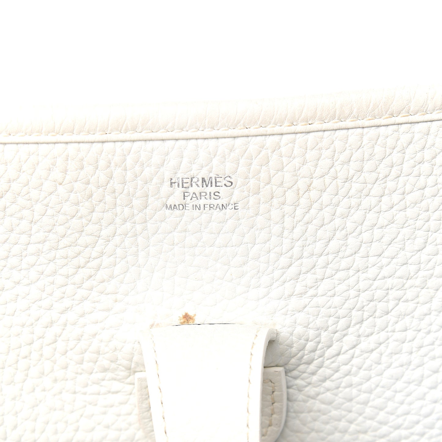 Taurillon Clemence Amazone Evelyne III PM White Mykonos