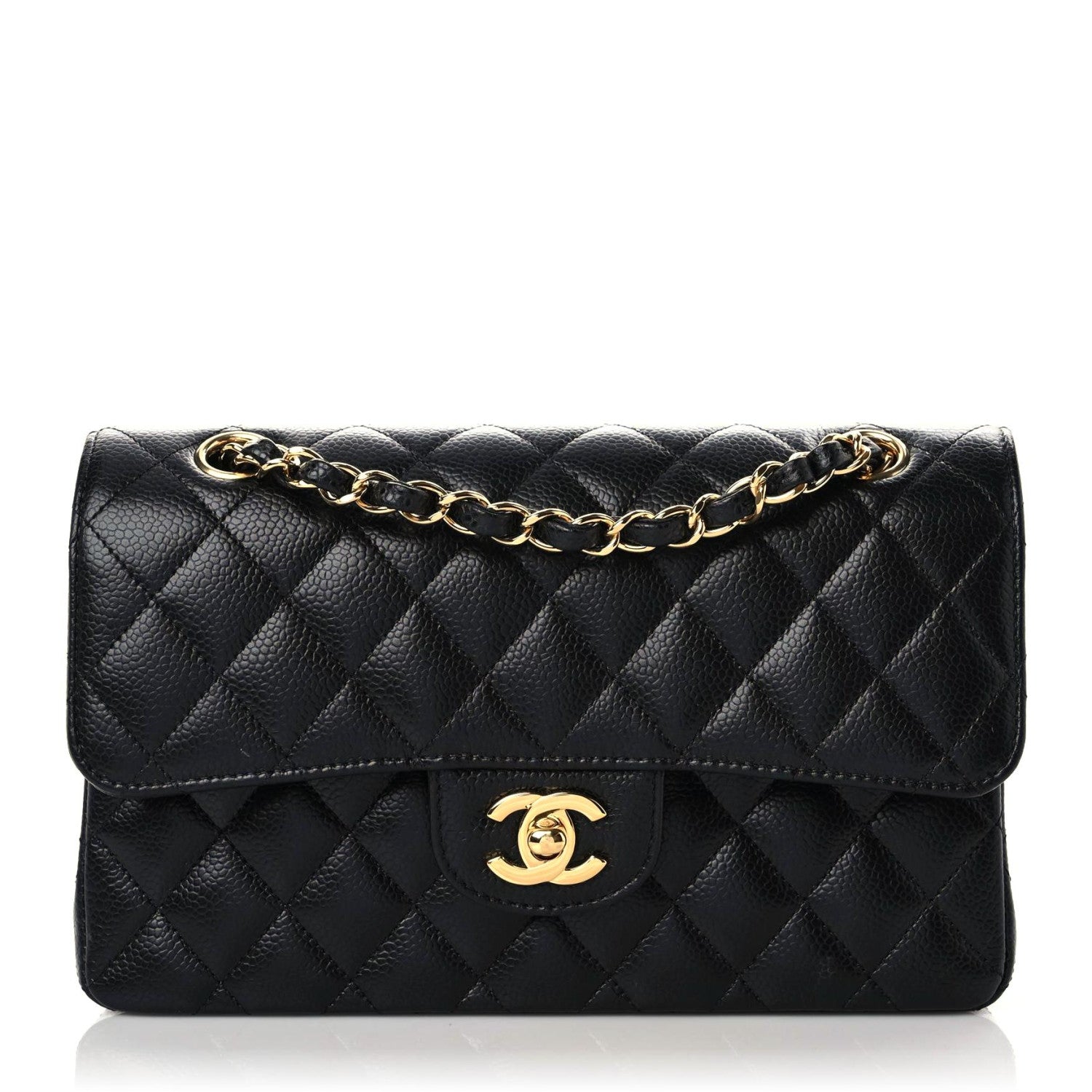 Chanel Caviar Quilted Small Double Flap Black 1 of 10