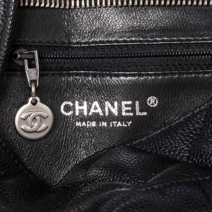 Chanel Caviar Medallion Tote Black 6 of 10