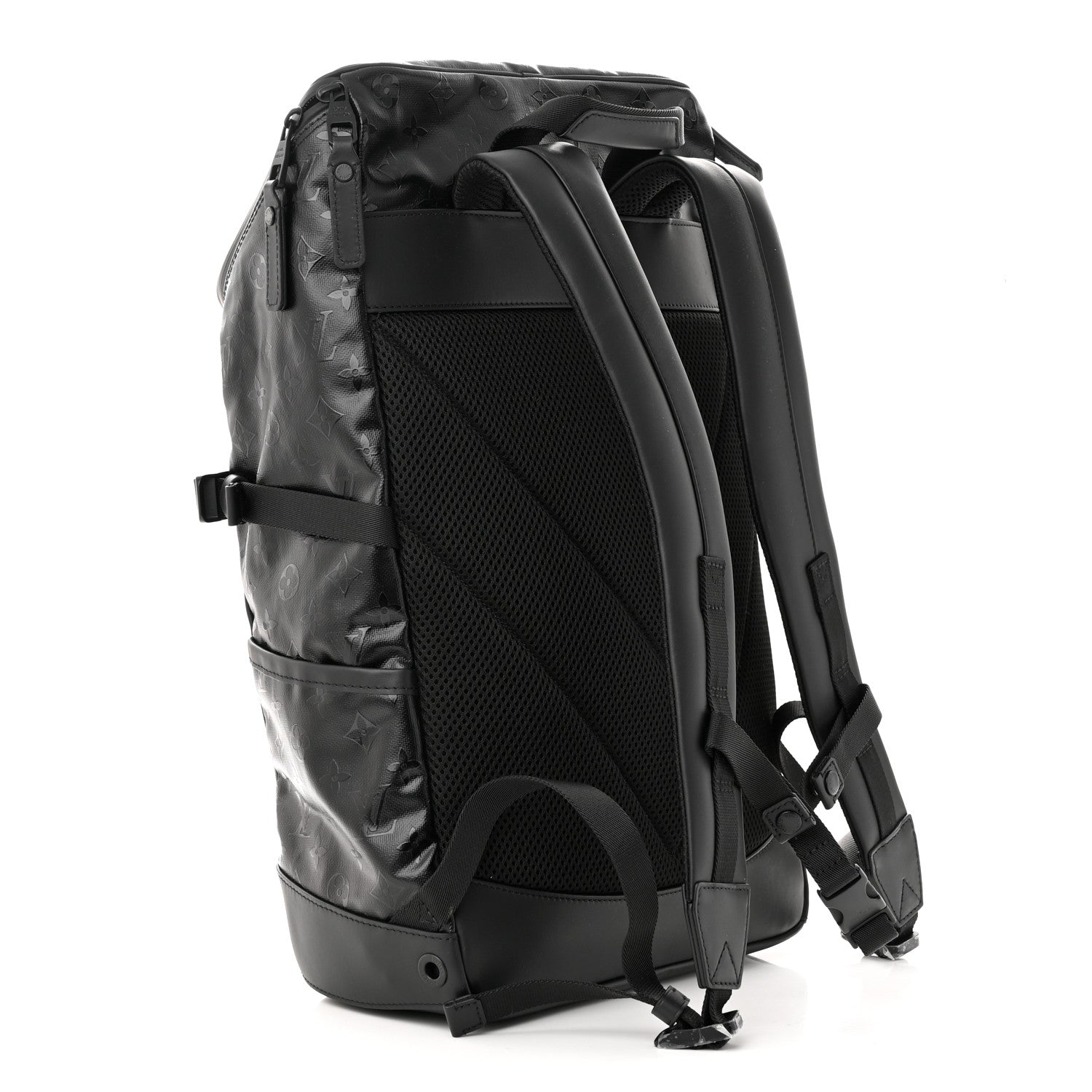 fashionphile louis vuitton backpack Louis Vuitton Monogram Mountain Backpack Black 1341379 – FASHIONPHILE