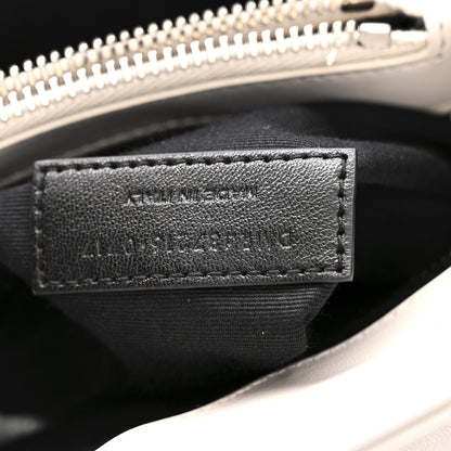 Saint Laurent Calfskin Y Quilted Monogram Medium Loulou Chain Satchel Crema Soft 7 of 11