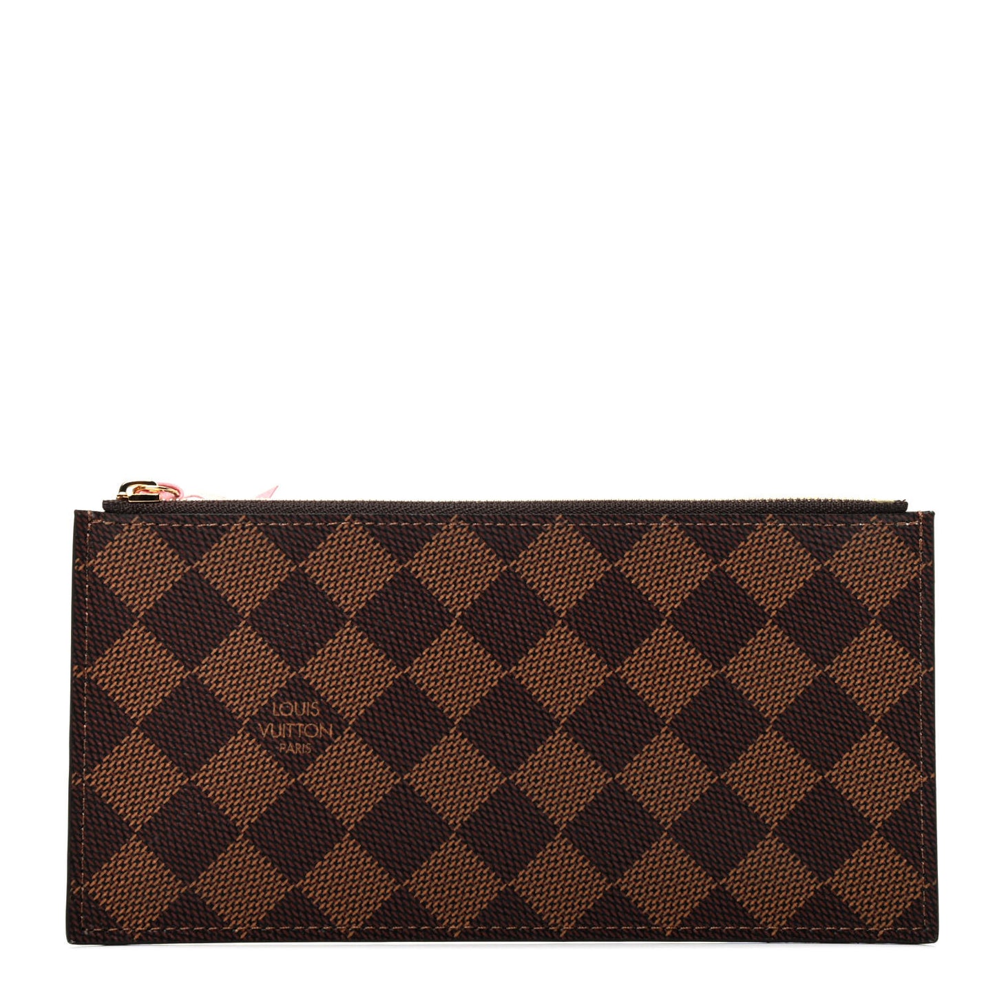 Damier Ebene Studded Felicie Chain Wallet Zippered Insert