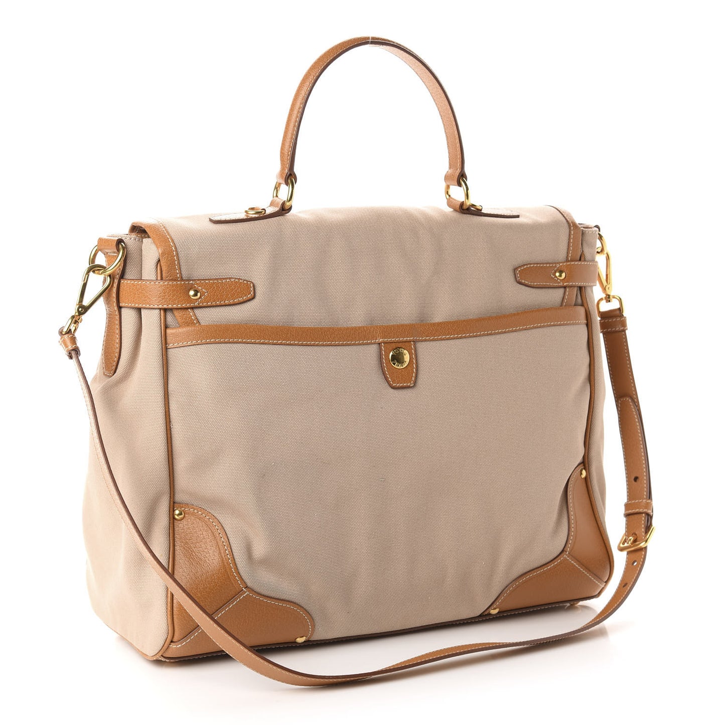 Canapa Cinghiale Top Handle Satchel Naturale Cuoio