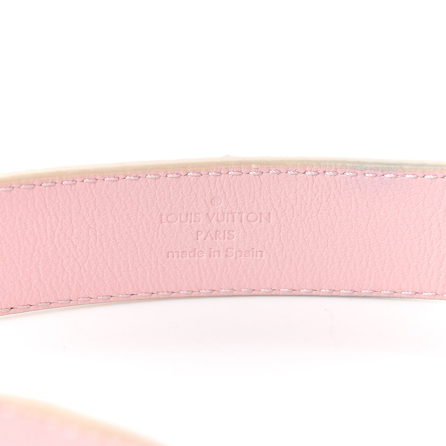Damier Azur 25mm LV Malletier Belt 90 36