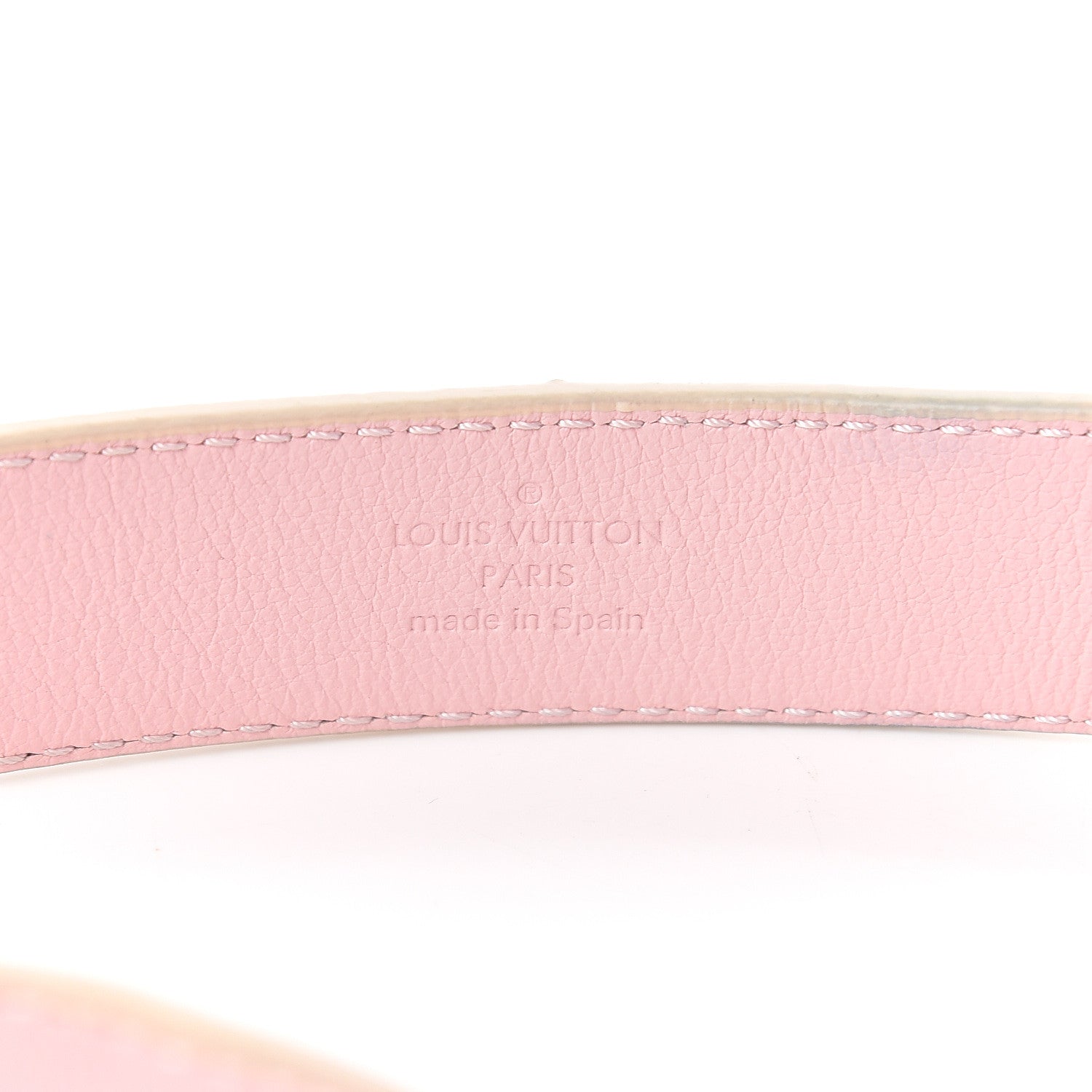 Louis Vuitton Damier Azur 25mm LV Malletier Belt 90 36 7 of 8