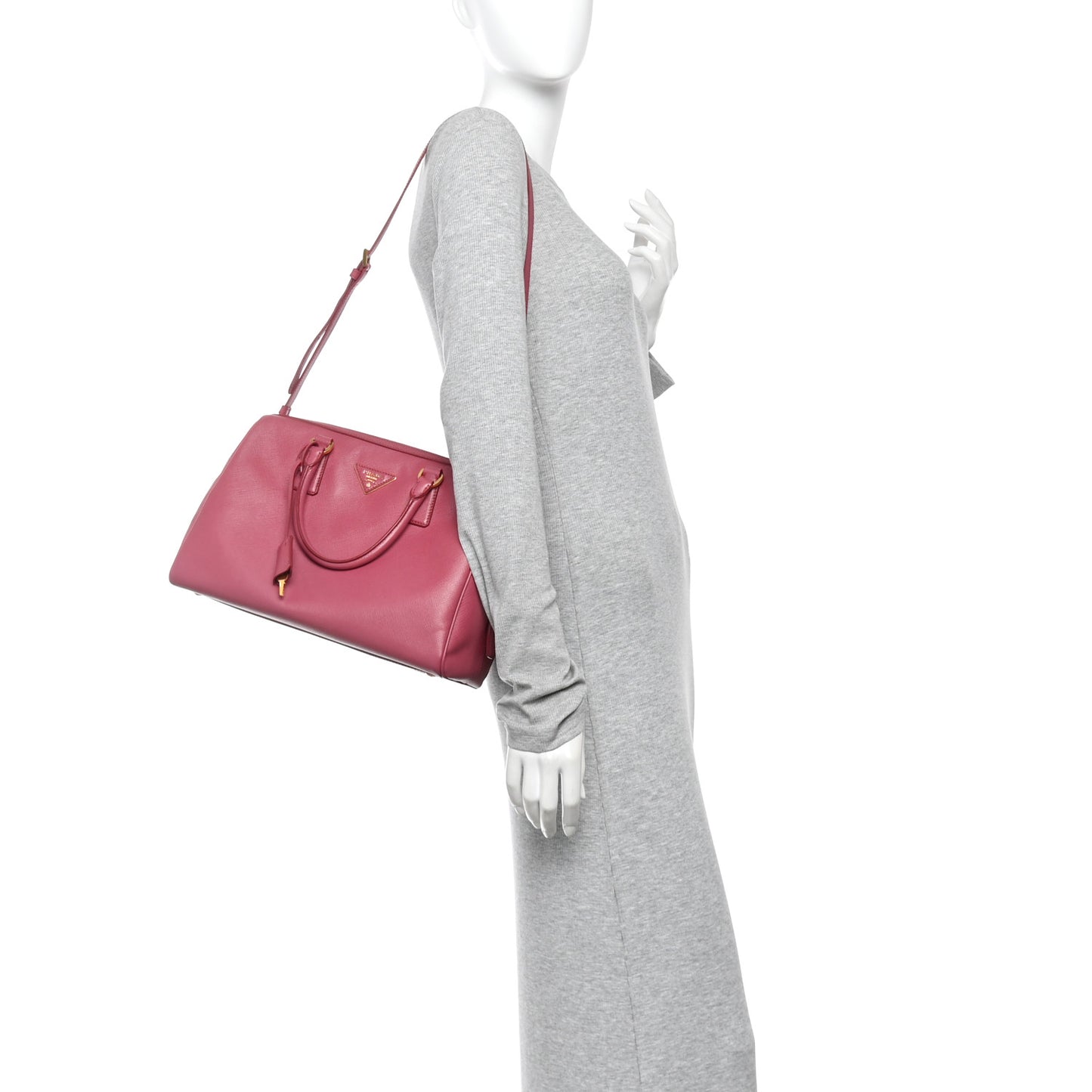 Saffiano Lux Bowler Peonia