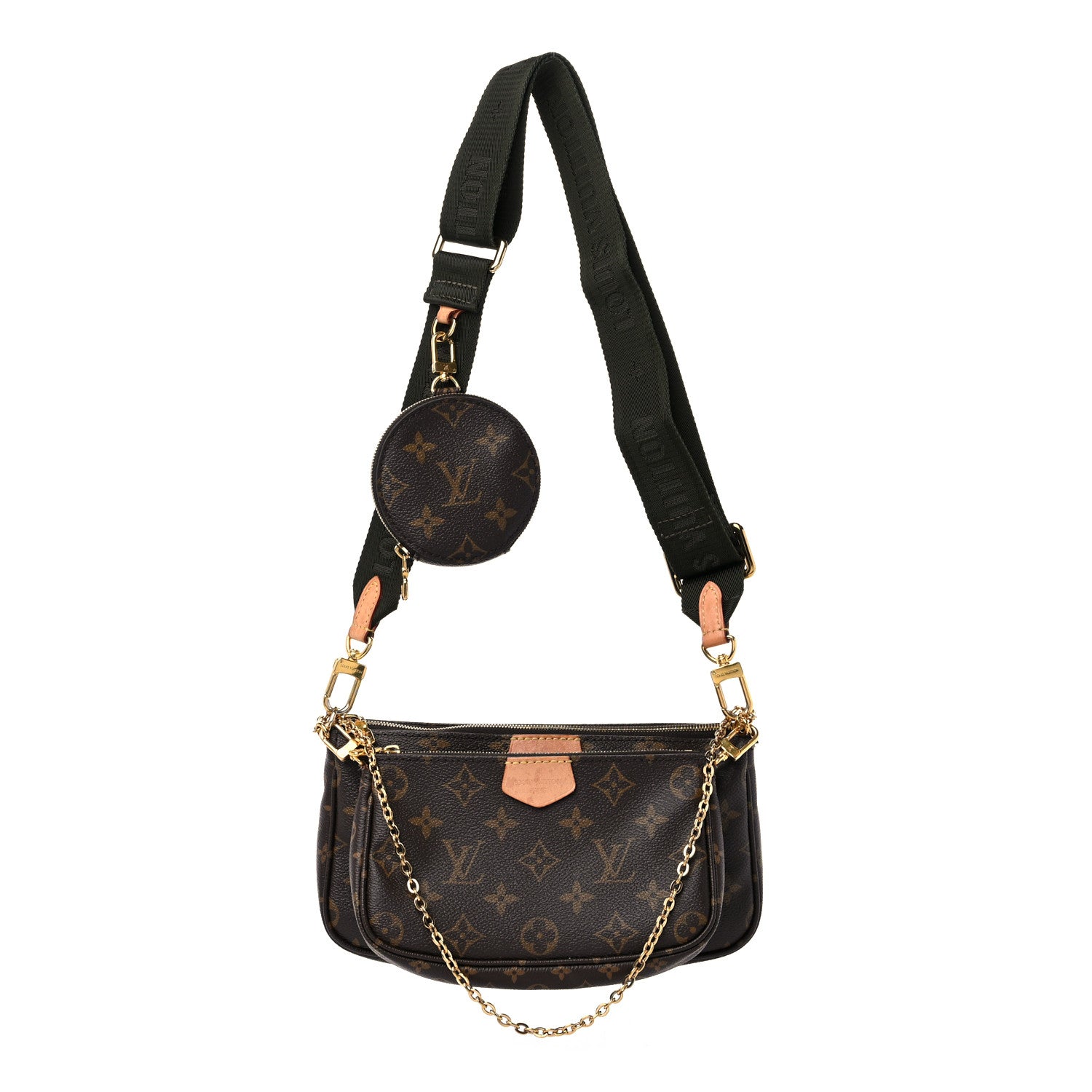 Louis Vuitton Monogram Multi Pochette Accessories Kaki 1 of 15