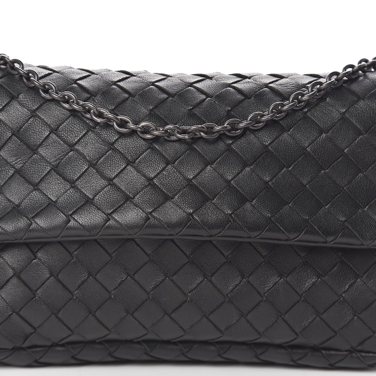 Bottega Veneta Nappa Intrecciato Small Chain Crossbody Black 8 of 10