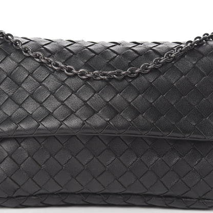 Bottega Veneta Nappa Intrecciato Small Chain Crossbody Black 8 of 10