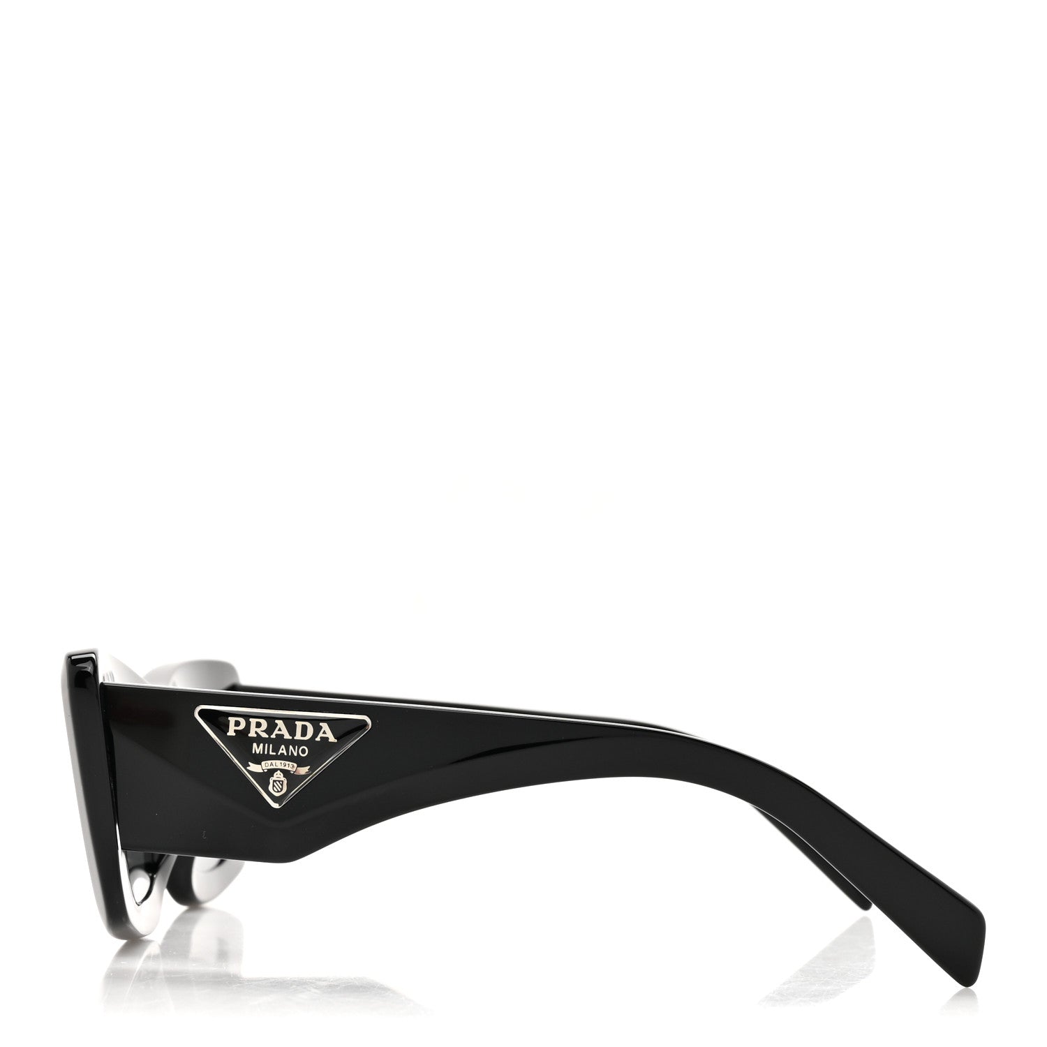 Prada Acetate Symbole Sunglasses SPR 13Z Black 3 of 8