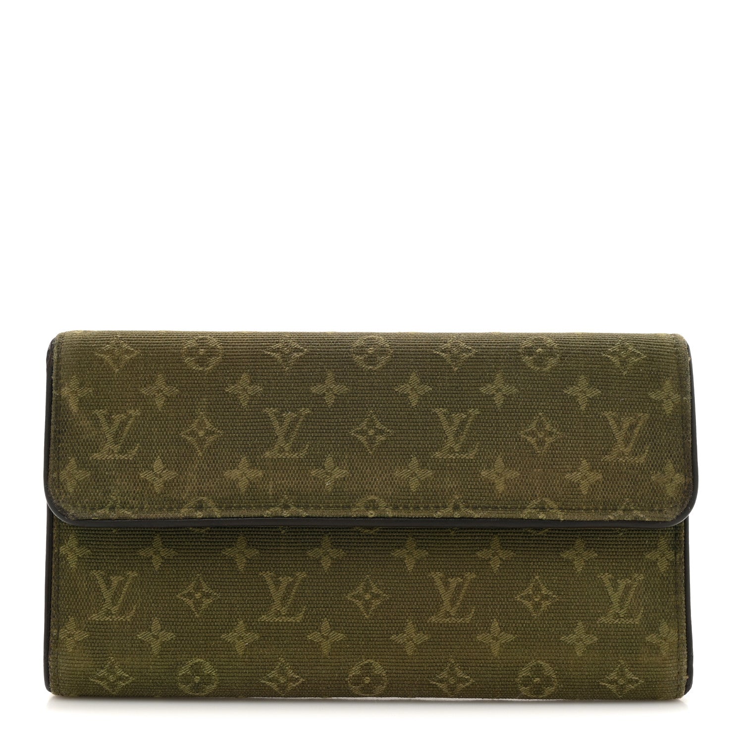 Louis Vuitton Mini Monogram Porte Tresor International Wallet Kaki 1 of 10