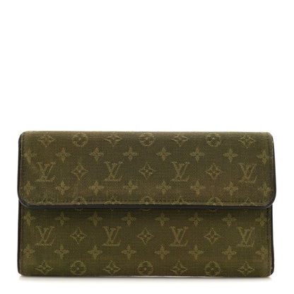 Louis Vuitton Mini Monogram Porte Tresor International Wallet Kaki 1 of 10