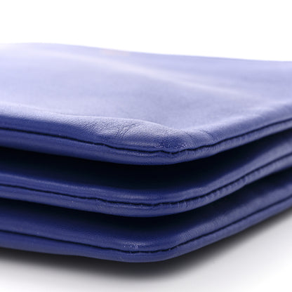 Celine Lambskin Small Trio Crossbody Bag Indigo 11 of 14